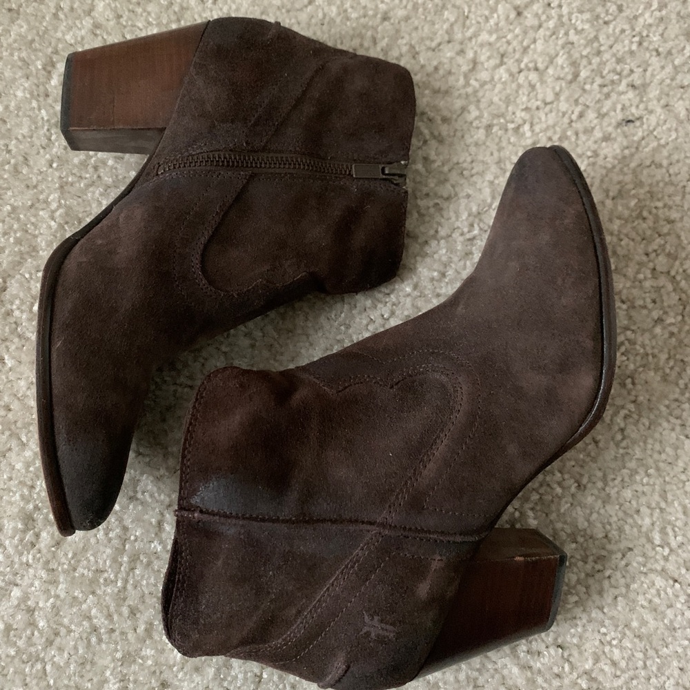 Frye Brown Renee Ankle Boot